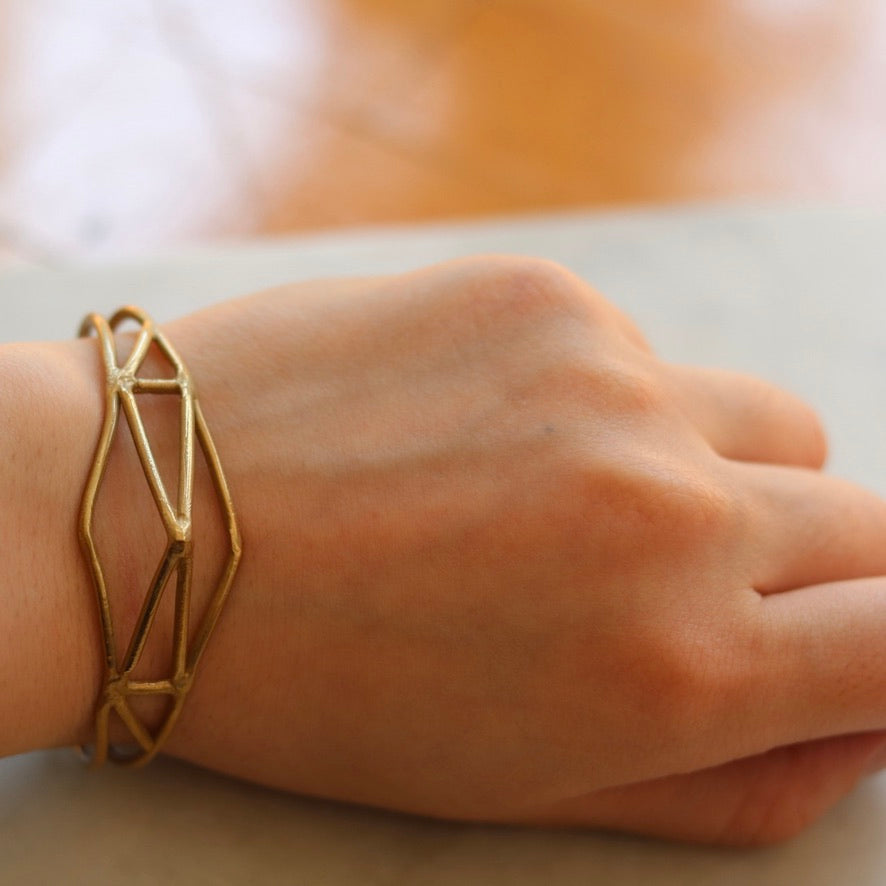 Geometric Cuff Bracelet