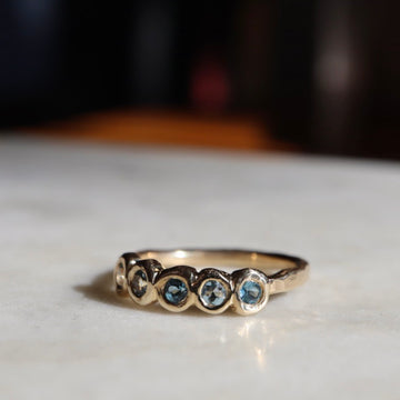 Blue Water in Pond Ring