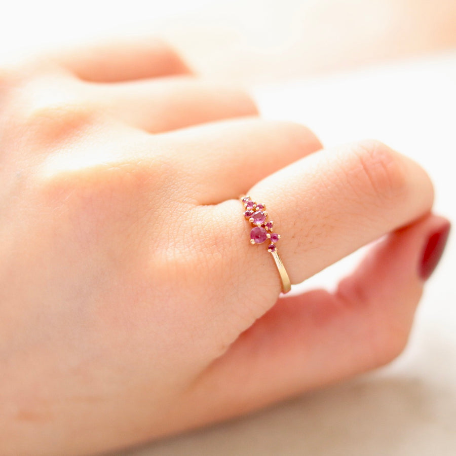 Bouquet of Ruby Ring