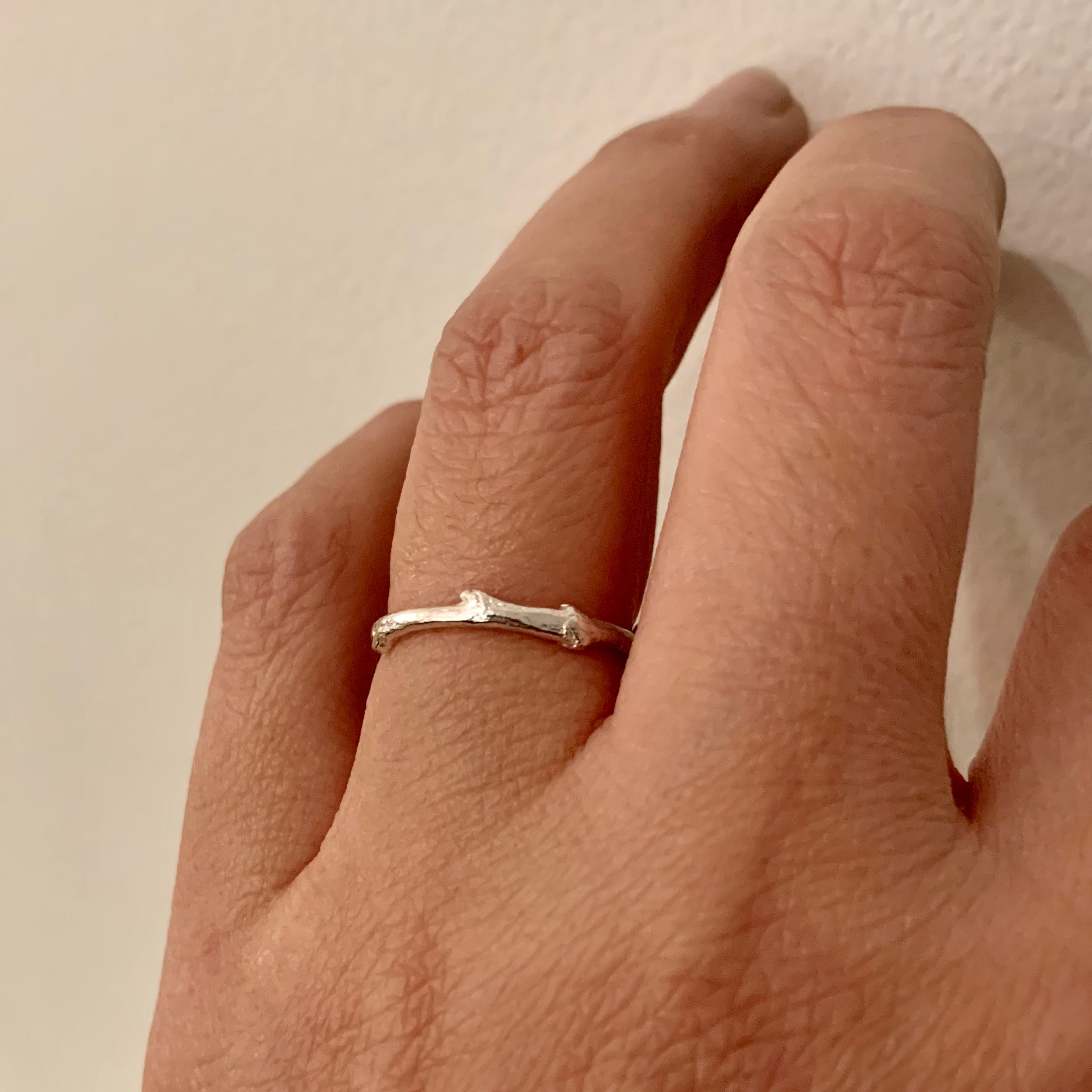 Silver Twig Ring – Written by Forest
