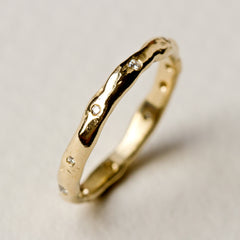 Contrail Diamond Ring