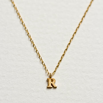 Tiny Alphabet Necklace