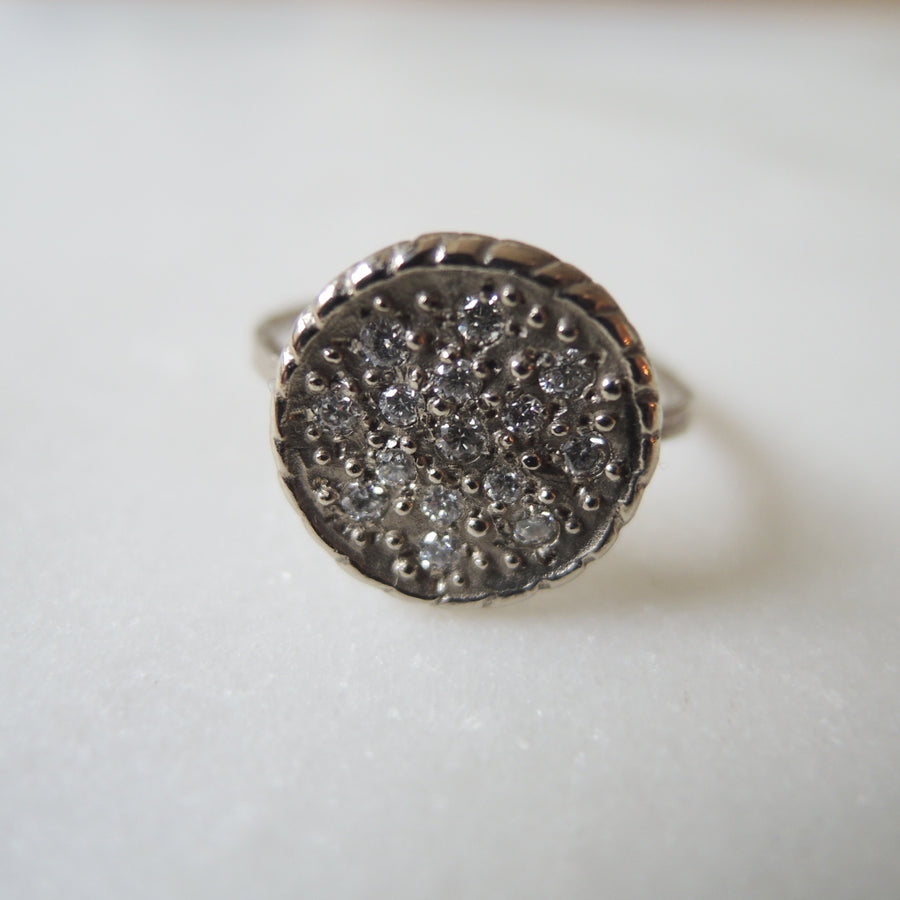 Sunshine Diamond Pave Ring