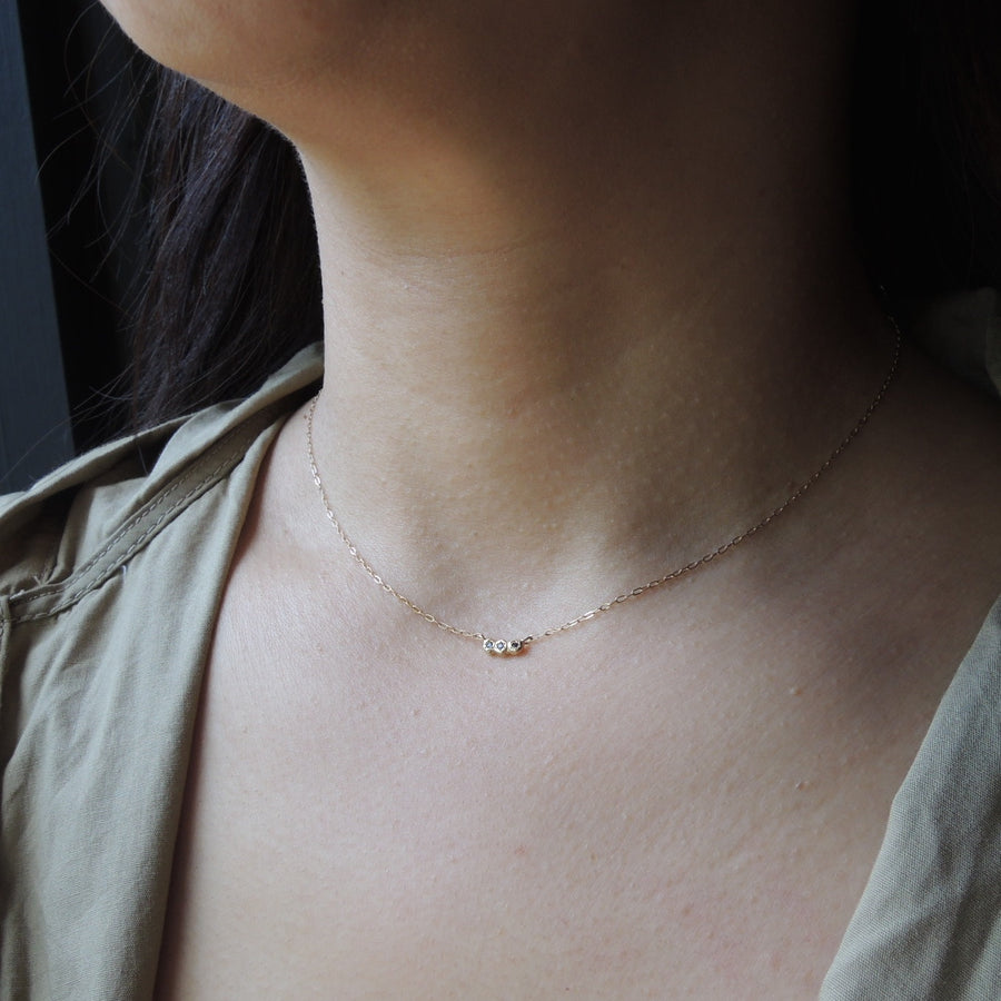 Sapphire Trio Necklace
