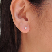 Mini Pearl Stud Earrings