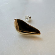 Single Cap Earring (Bronze or Silver)