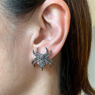 Brown Diamond Spider Earring (SINGLE)
