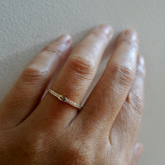 Mikage Baguette Diamond Band