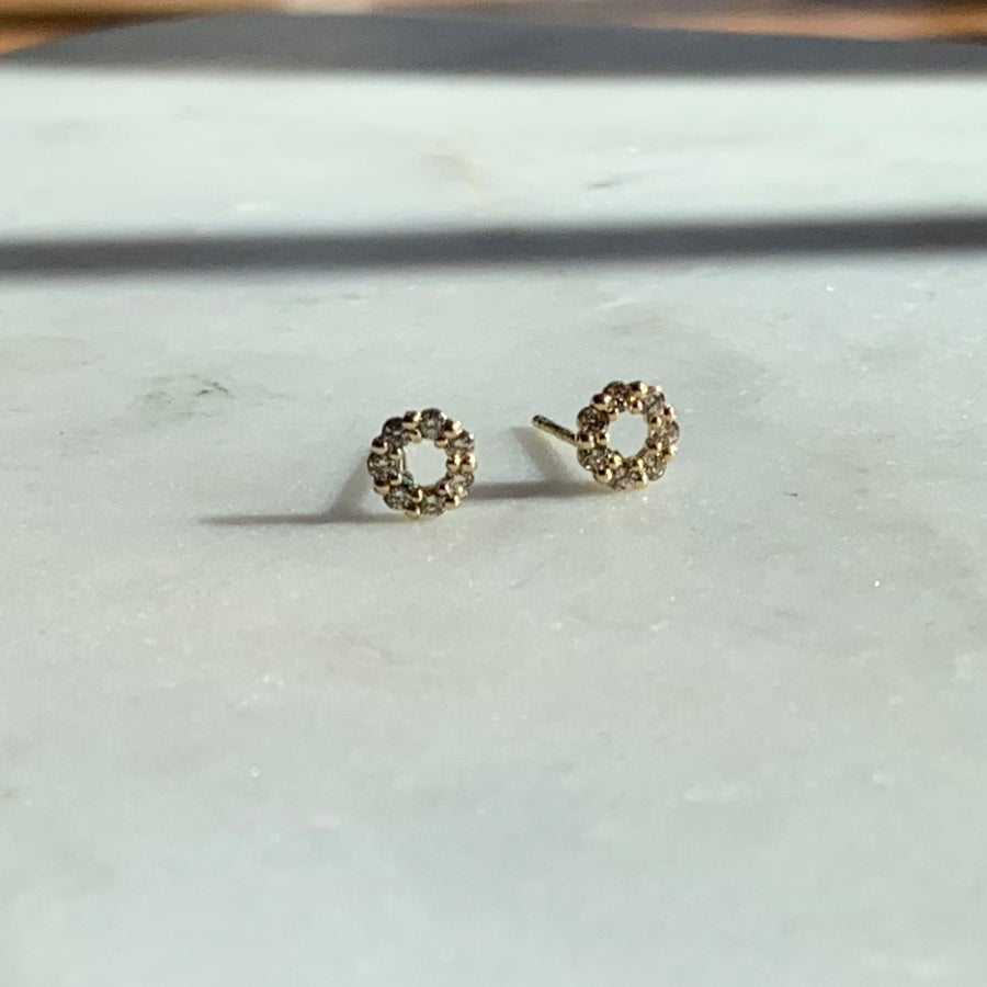 Diamond Wreath Earrings