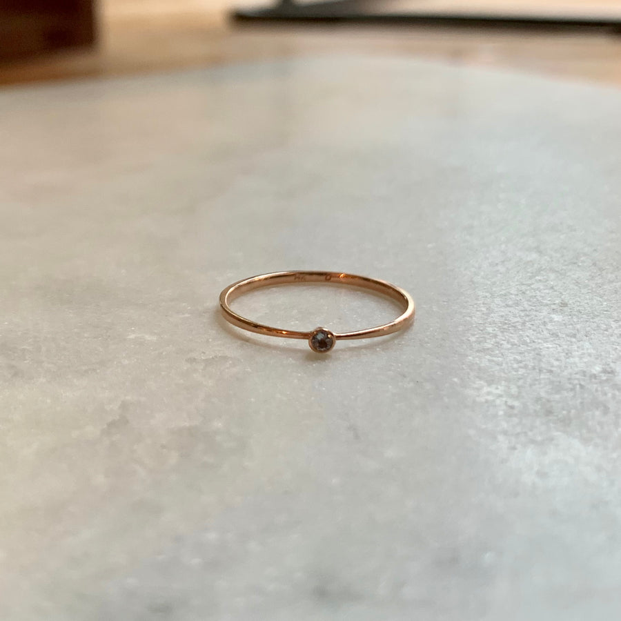 Baby Aquamarine Ring