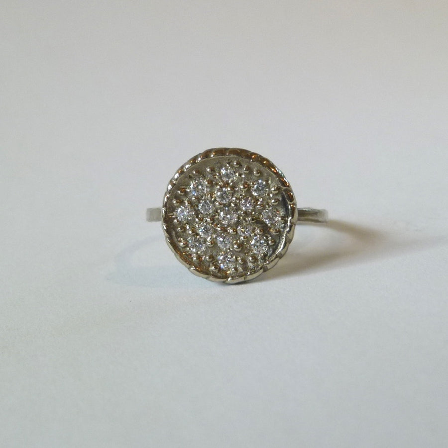 Sunshine Diamond Pave Ring