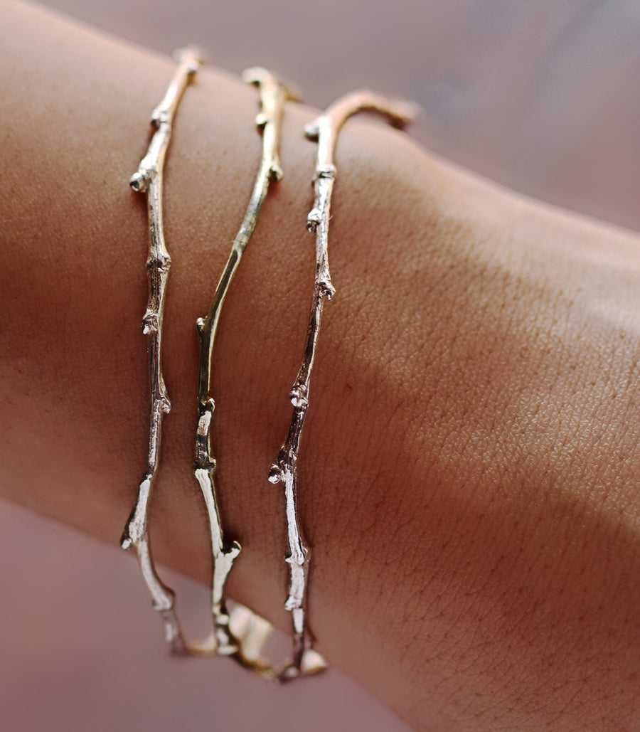 Twig Bangle Bracelet