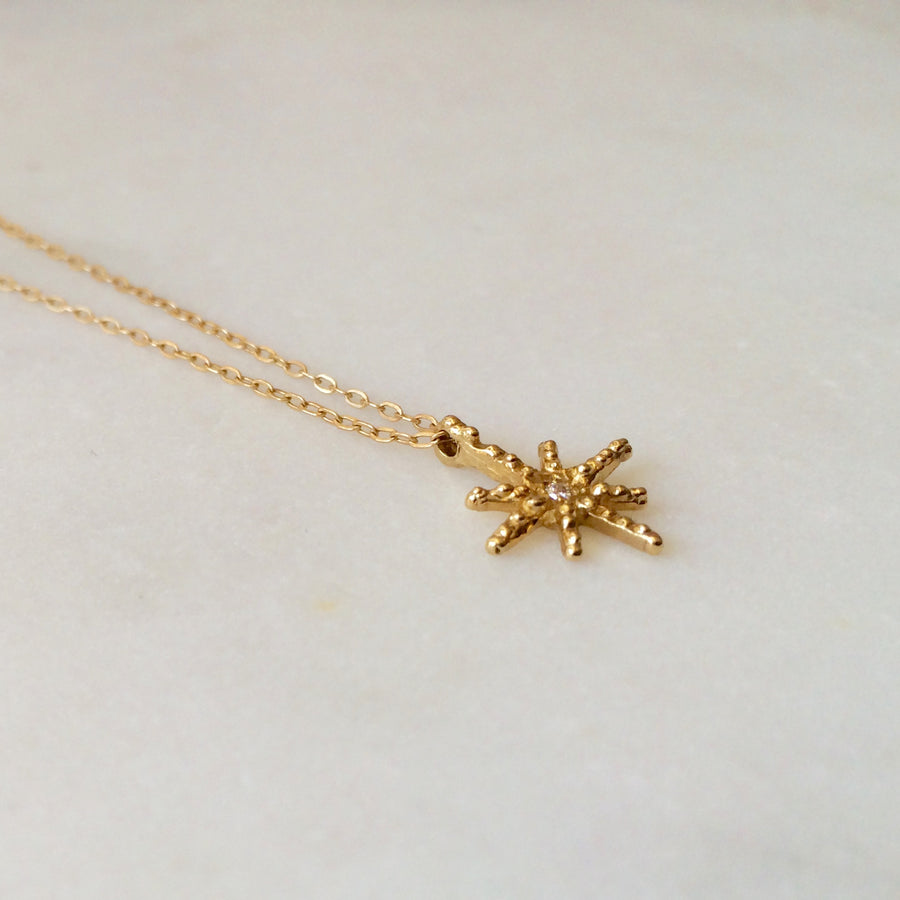 Twinkle Diamond Star Necklace