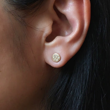 Gold Kyoto Diamond Earrings
