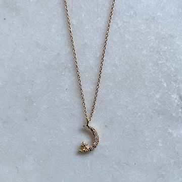 Star and Moon Necklace